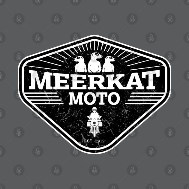 Meerkat Moto with Adventure Motorcycle Rider by sentinelsupplyco