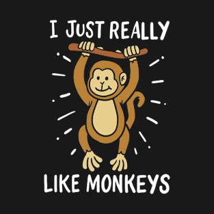 Monkey Monkey Lover Primate T-Shirt