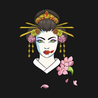 Floral Geisha T-Shirt