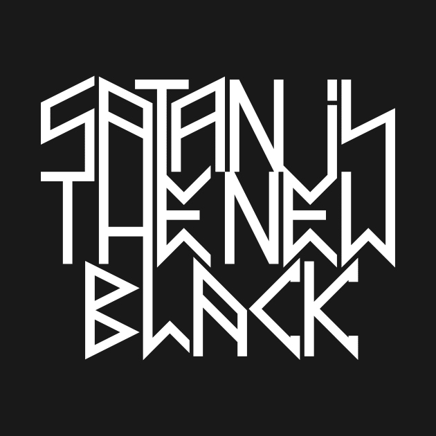 Satan is the new black No.3 (white) by Mystic-Land