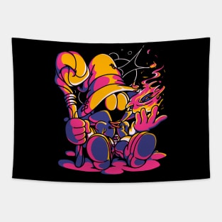 Black Mage Fire Tapestry