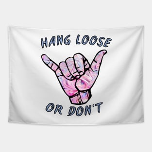 Hang loose shaka pastel surfer hippie hand symbol Tapestry