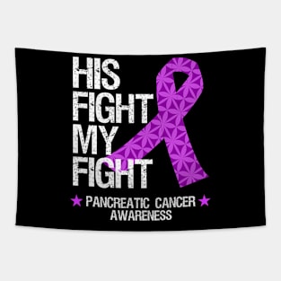 Pancreatic Cancer Awareness His Fight My Fight Tapestry