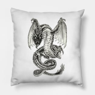Black Dragon Pillow