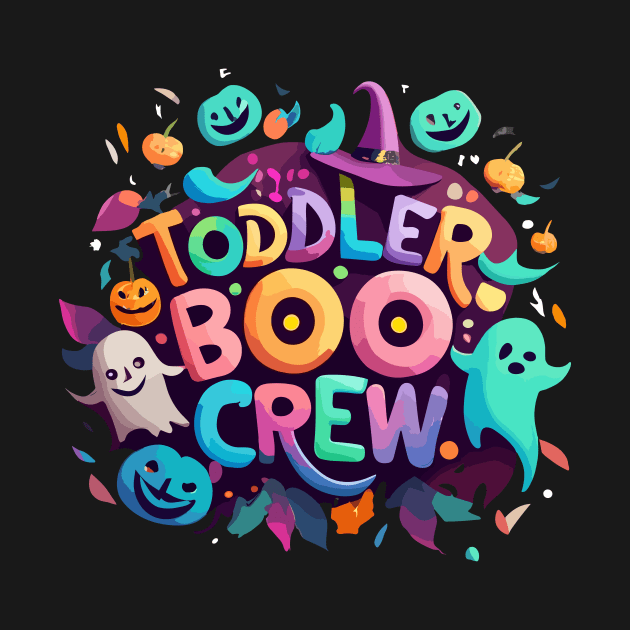 Halloween Daycare Teacher Cute Toddler Boo Crew Pre-K Kids by AimArtStudio