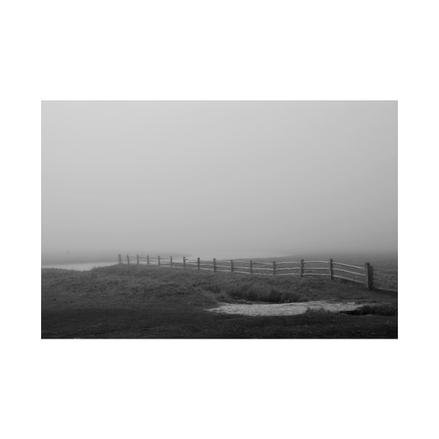 Foggy morning landscape photo by Simple Wishes Art