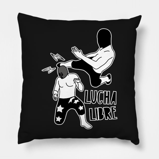 LUCHADOR 1018 Pillow by RK58