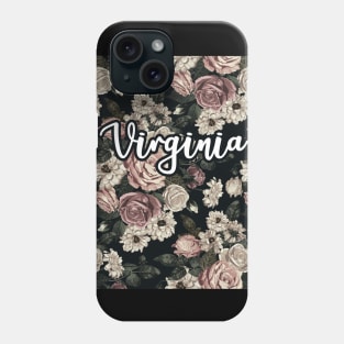 Strong Virginia State Face Phone Case