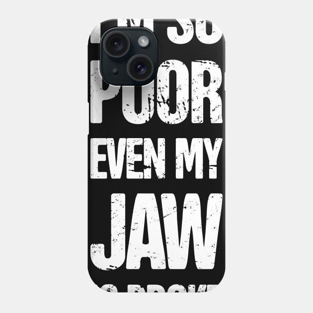 Funny Broken Jaw Get Well Soon Gift Phone Case by MeatMan