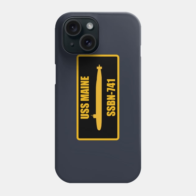 USS Maine (SSBN-741) Phone Case by TCP