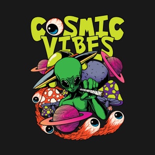 Alien Cosmic Vibes T-Shirt