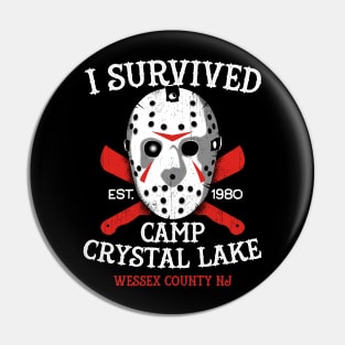 Camp Survivor Pin