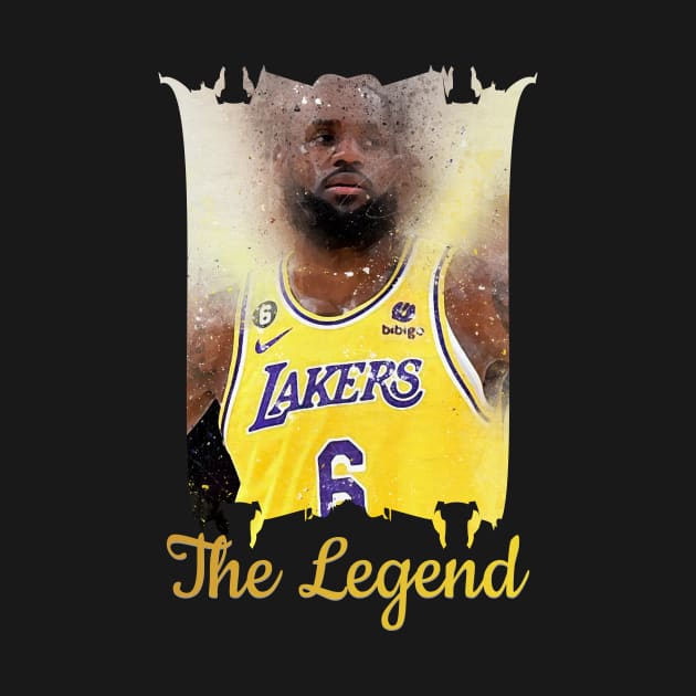 THE LEGEND - LEBRON JAMES by MufaArtsDesigns