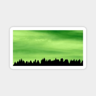 Spooky Treeline Magnet