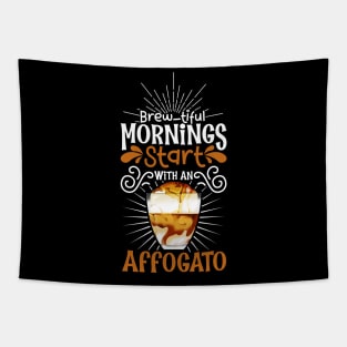 Brewtiful morning with Café Affogato Tapestry