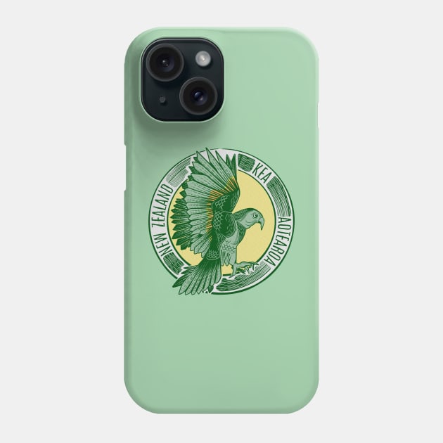 Kea NZ bird Phone Case by mailboxdisco