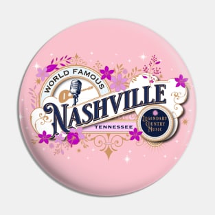 Nashville Vintage (Pink) Pin