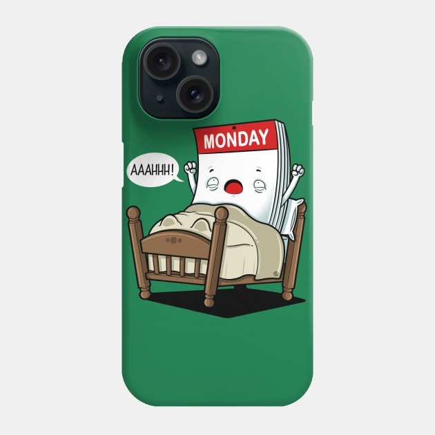 WAKE UP MONDAY Phone Case by FernandoSala