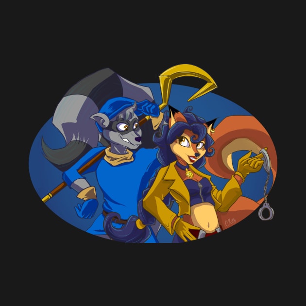 Sly and Carmelita by CountessMRose