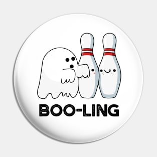 Booling Cute Halloween Bowling Ghost Pun Pin