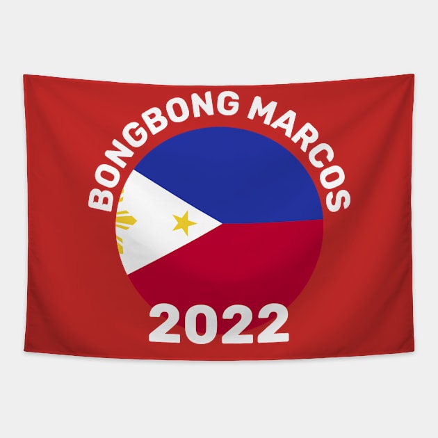 BBM 2022:Bong Bong Marcos Philippine's Flag - Sara Duterte Tapestry by ForYouByAG