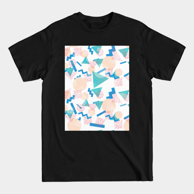 Disover 90's Pastel Geometric Pattern - Geometric Patterns - T-Shirt