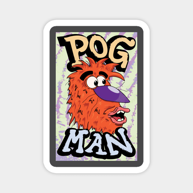 Pog Man Magnet by NPXdesign