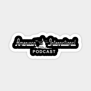 American International Podcast Logo Magnet