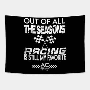 Racing Season (dark) Tapestry