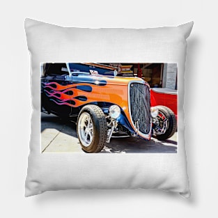 Ford Vintage Hot Rod Pillow