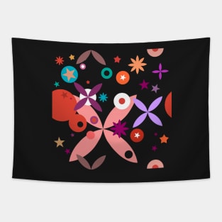 Stars and flowers Tapestry