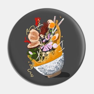 Ramen Splash Pin