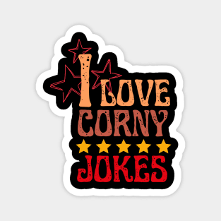 I love Corny Jokes Magnet