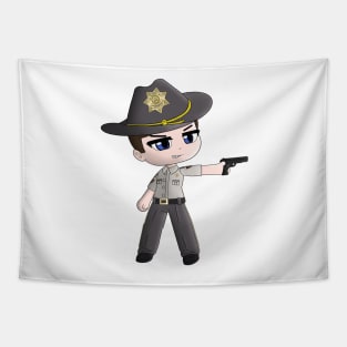 Officer Friendly Tapestry