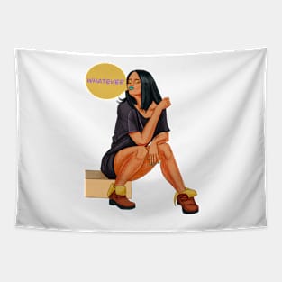 ‘Whatever” Gal Tapestry