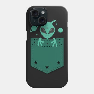 Alien in your Pocket Funny T Shirt for Men Women and Kids Phone Case