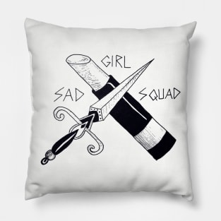 Sad Girl Squad Pillow