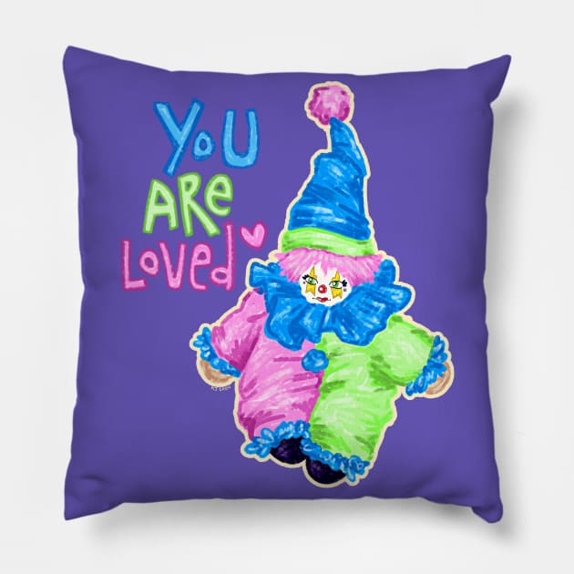 Little Clown Pillow by Psych0kvltz