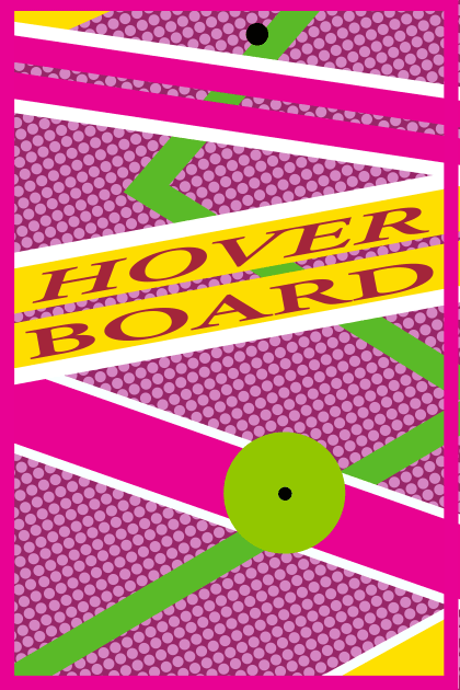 Hover Board Promotional Advert Kids T-Shirt by Altdisney