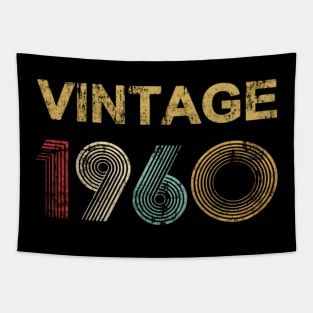 Vintage 1960 Made in 1960 60th birthday 60 years old Gift Tapestry