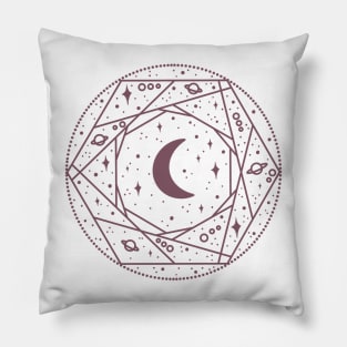 Boho Space Galaxy Pillow