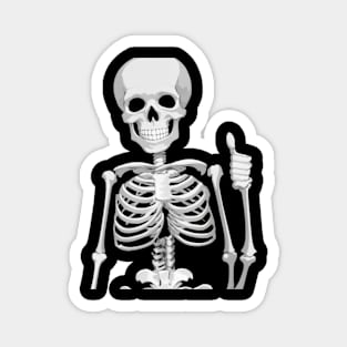 Cool Thumbs Up Skeleton Magnet