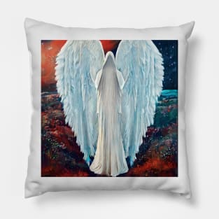 Angel without face Pillow