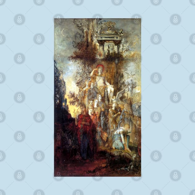 The Muses Leaving Their Father Apollo - Gustave Moreau by forgottenbeauty