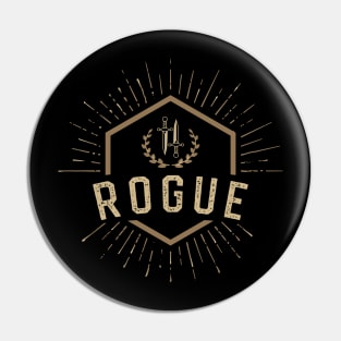 Rogue Character Class Tabletop Roleplaying RPG Gaming Addict Pin