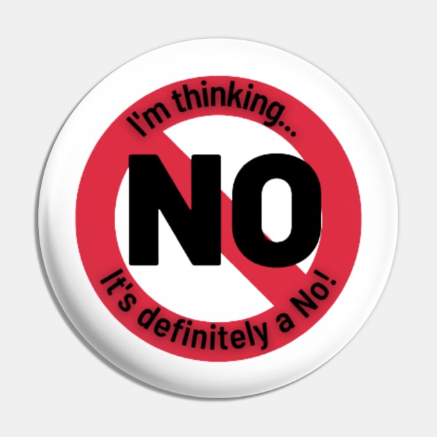 No Tshirt Pin by Scotty's Dream