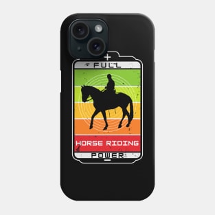 horse men riding Phone Case