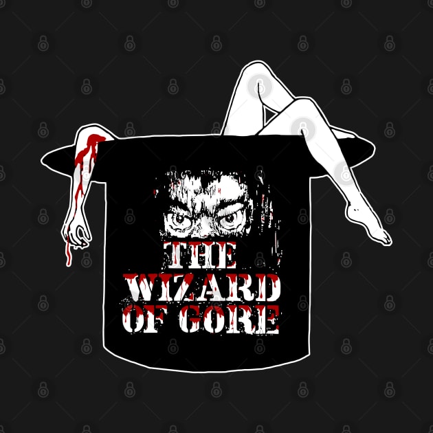 The Wizard of Gore Retro Cult Classic Horror Fan Art by darklordpug