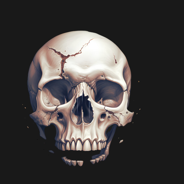 Broken Jaw Skull by Mortal Goods