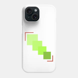 harmonious squares light colors Phone Case